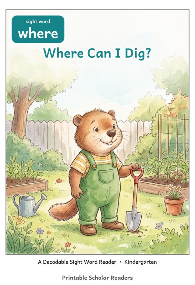 Where Can I Dig? printed mini-book cover