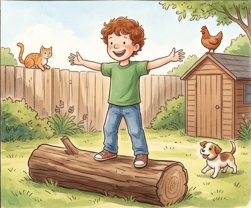 Why Is the Cat Up?, page 6