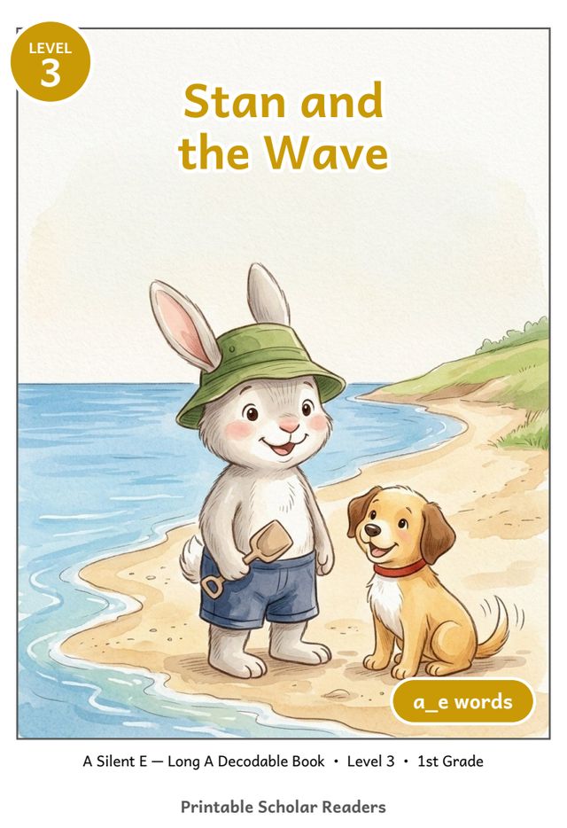 Stan and the Wave mini-book cover