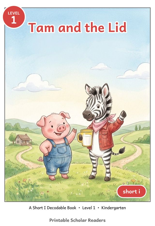 Tam and the Lid mini-book cover