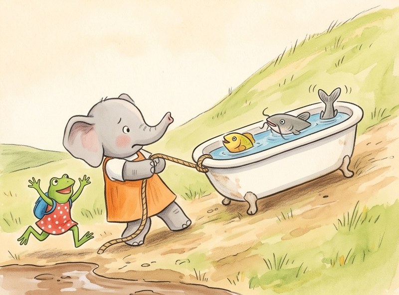Tess and the Bathtub, page 4