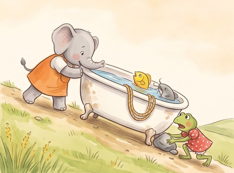 Tess and the Bathtub, page 6