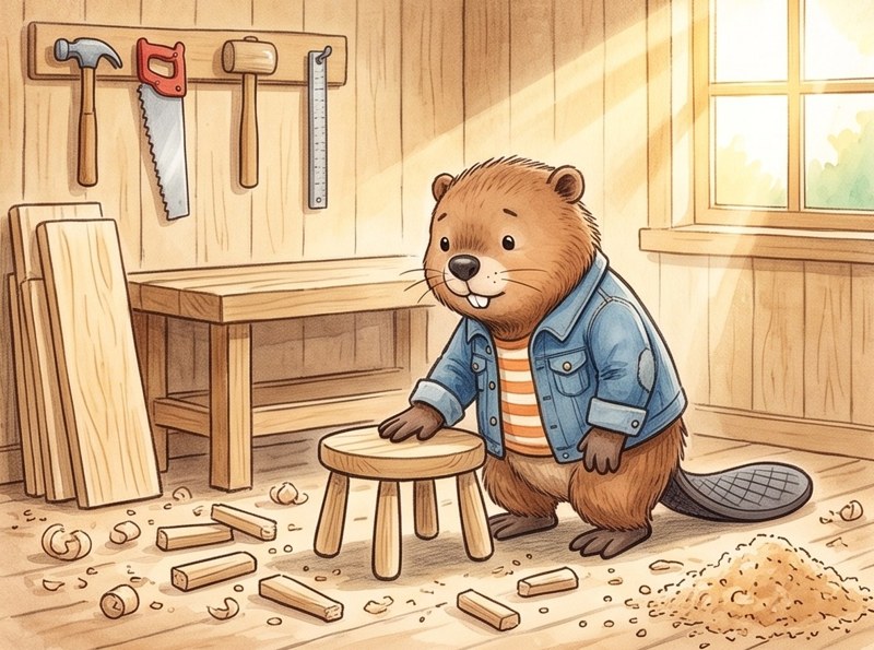 Thad's Little Stool, page 4