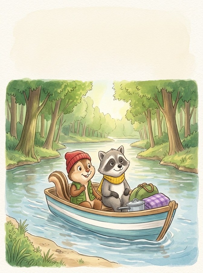 The Big Dam Portage illustrated mini-book cover