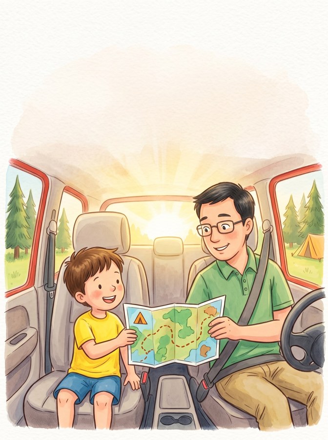 The Map in the Gap illustration