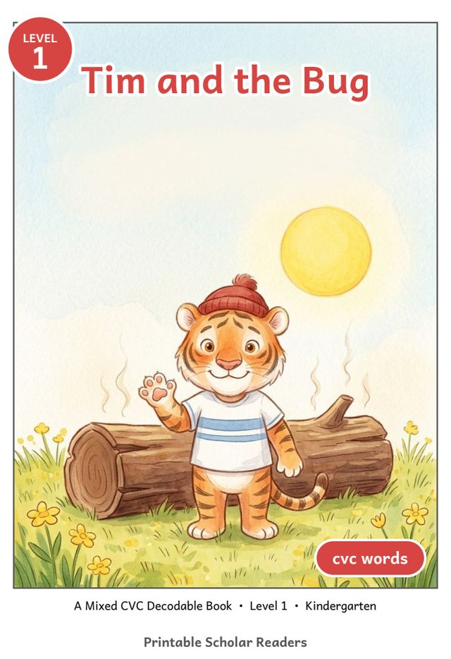 Tim and the Bug mini-book cover