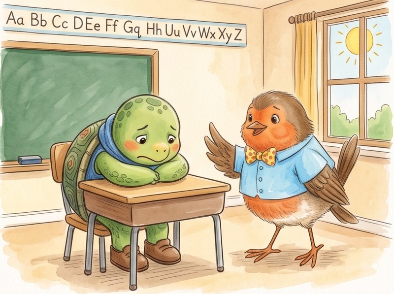 Tom and the Spelling Pretest, page 4
