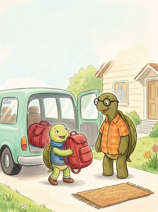 Tom's Lost Cap illustration
