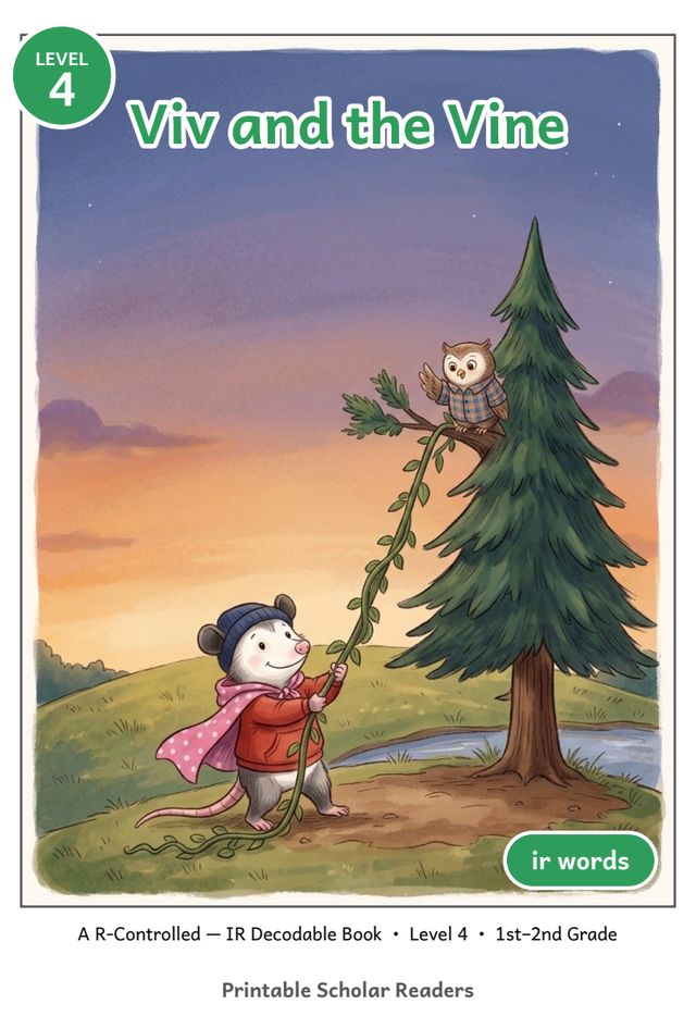 Viv and the Vine mini-book cover