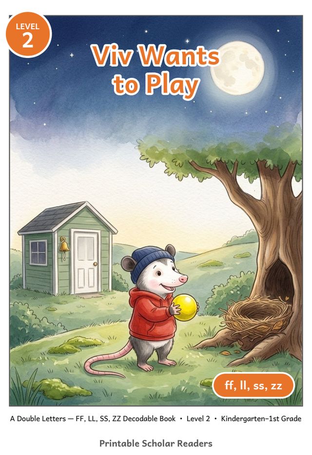 Viv Wants to Play printed mini-book cover