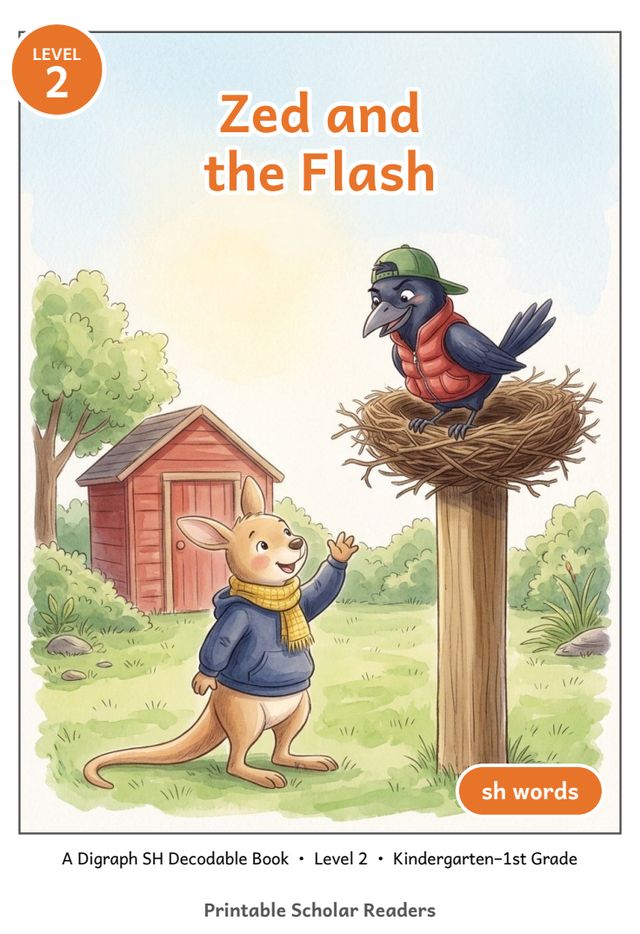 Zed and the Flash printed mini-book cover