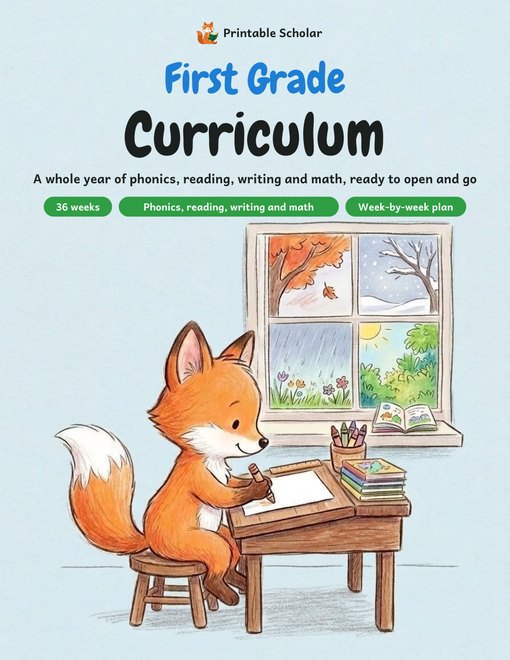 First Grade Curriculum cover