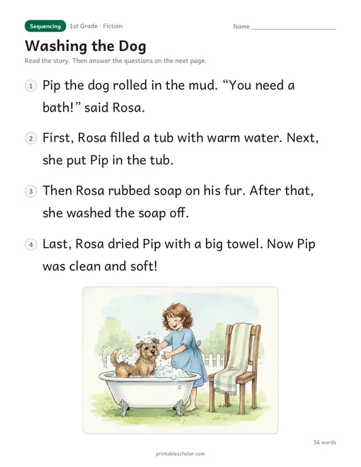 A week 22 sheet: a reading passage
