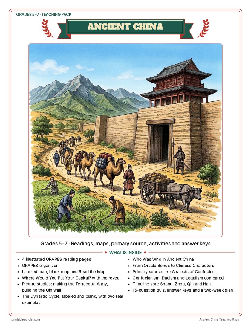 Ancient China Teaching Pack cover