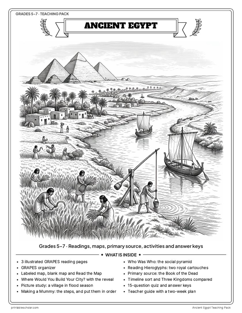Ancient Egypt Teaching Pack cover