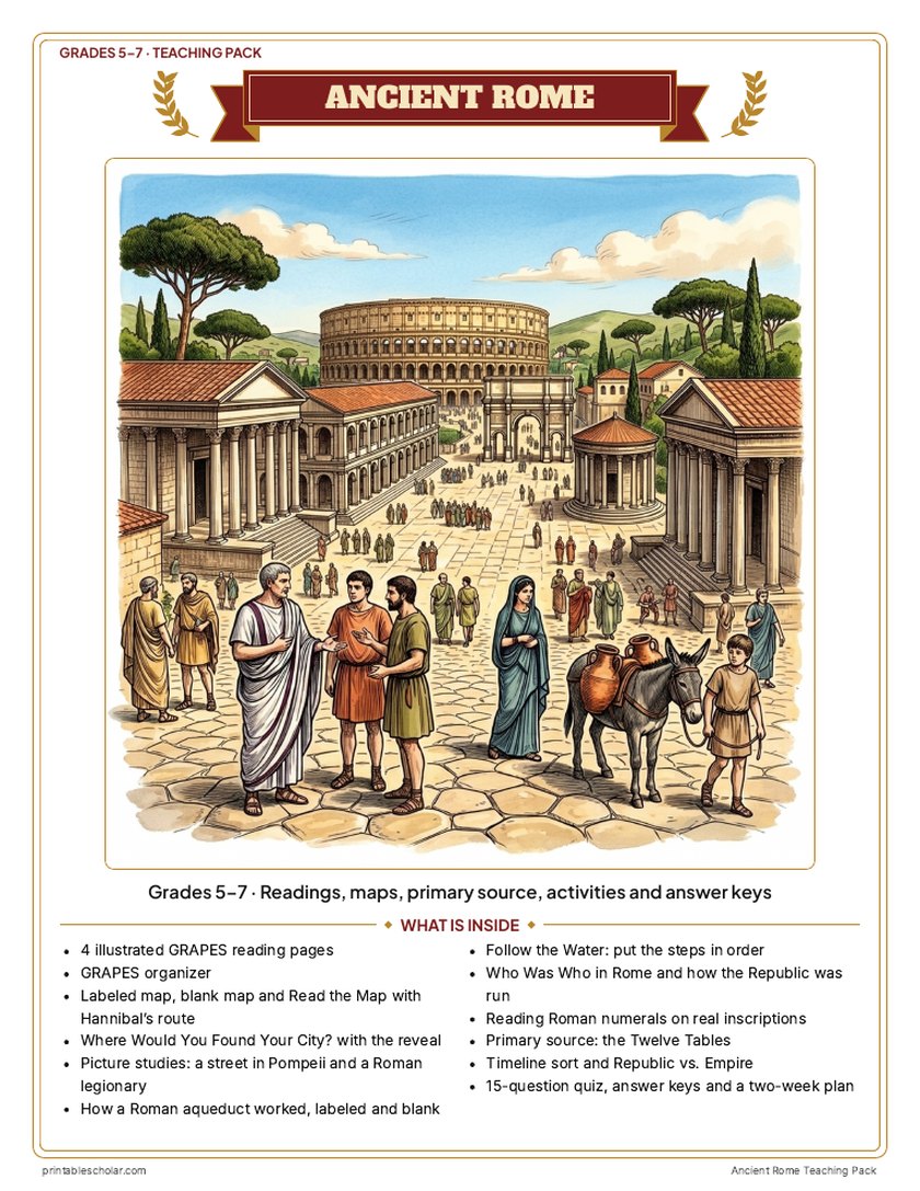 Ancient Rome Teaching Pack cover