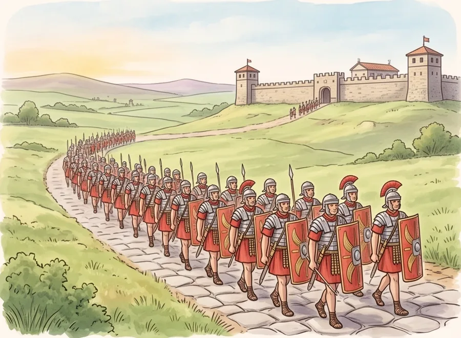 The Empire at Its Biggest: watercolor illustration
