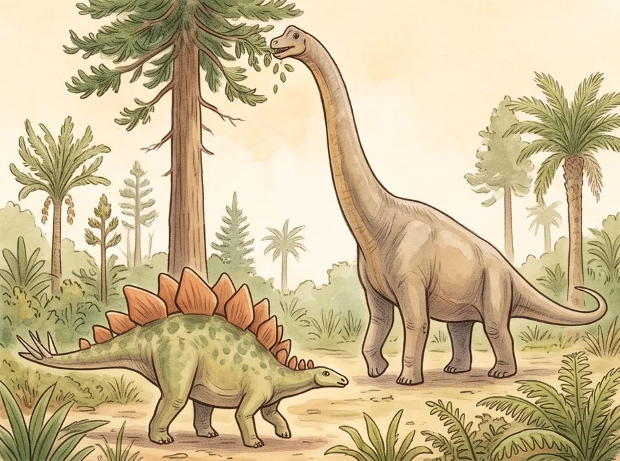 The Giants: watercolor illustration