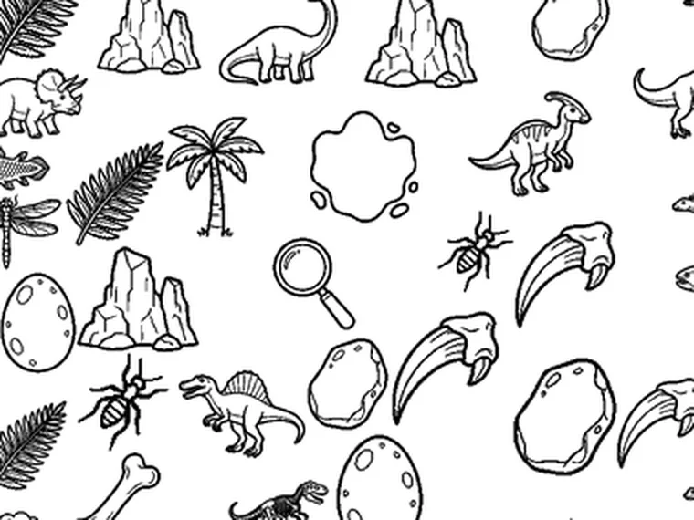 Free Printable Dinosaur I Spy