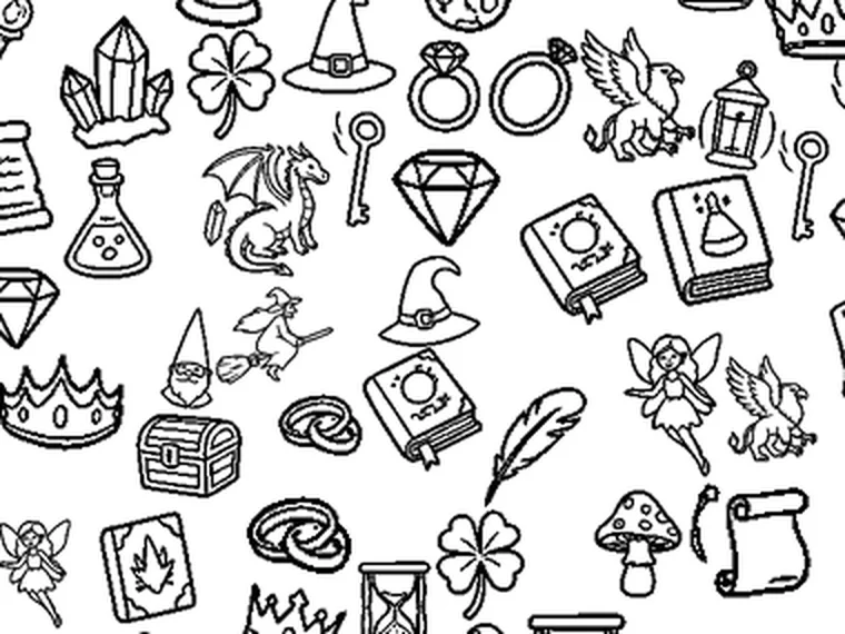 Free Printable Fantasy I Spy