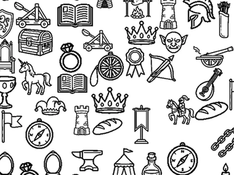 Free Printable Medieval I Spy