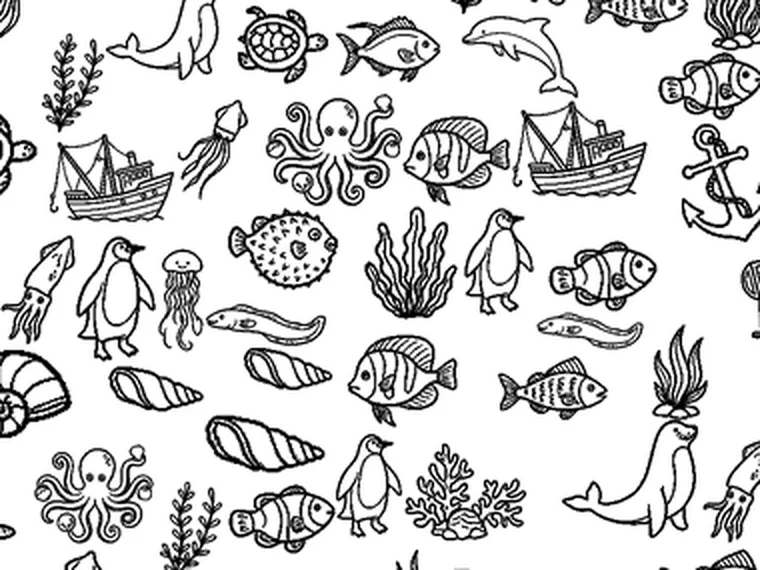 Free Printable Ocean I Spy