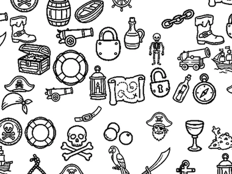 Free Printable Pirate I Spy
