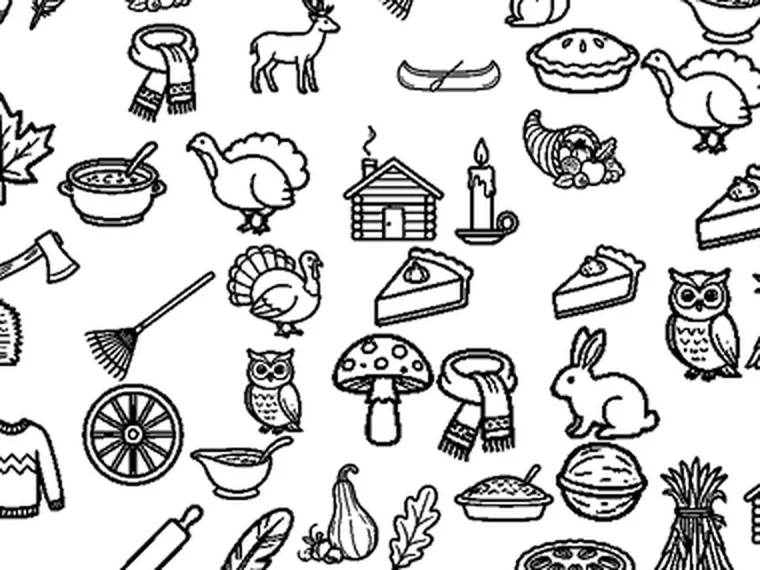 Free Printable Thanksgiving I Spy