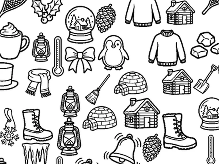 Free Printable Winter I Spy