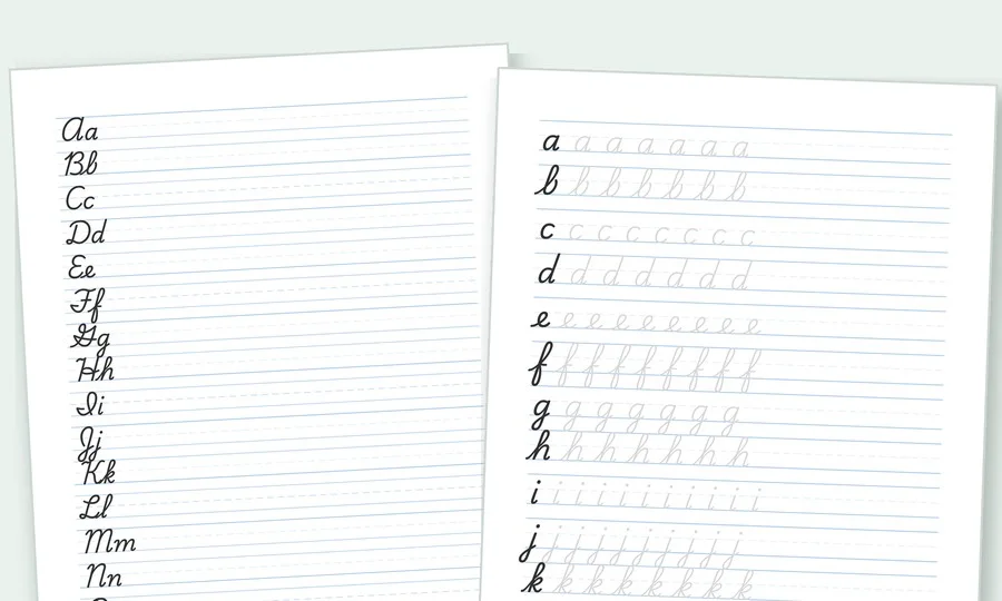 Cursive Handwriting Practice Sheets: Free Printables A-Z