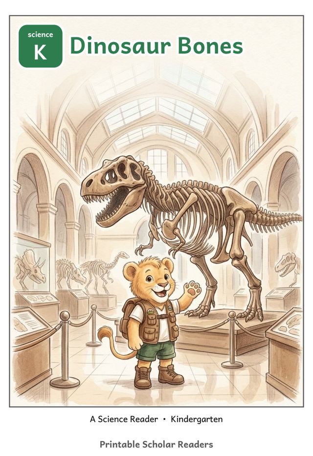 Dinosaur Bones reader cover