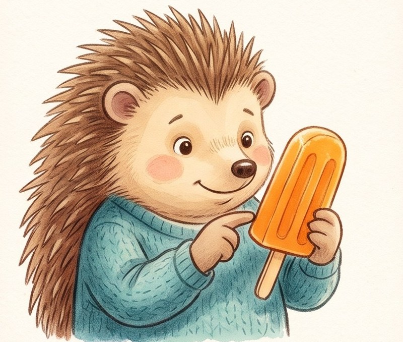 Ice Pop Day, page 2: It is a solid.