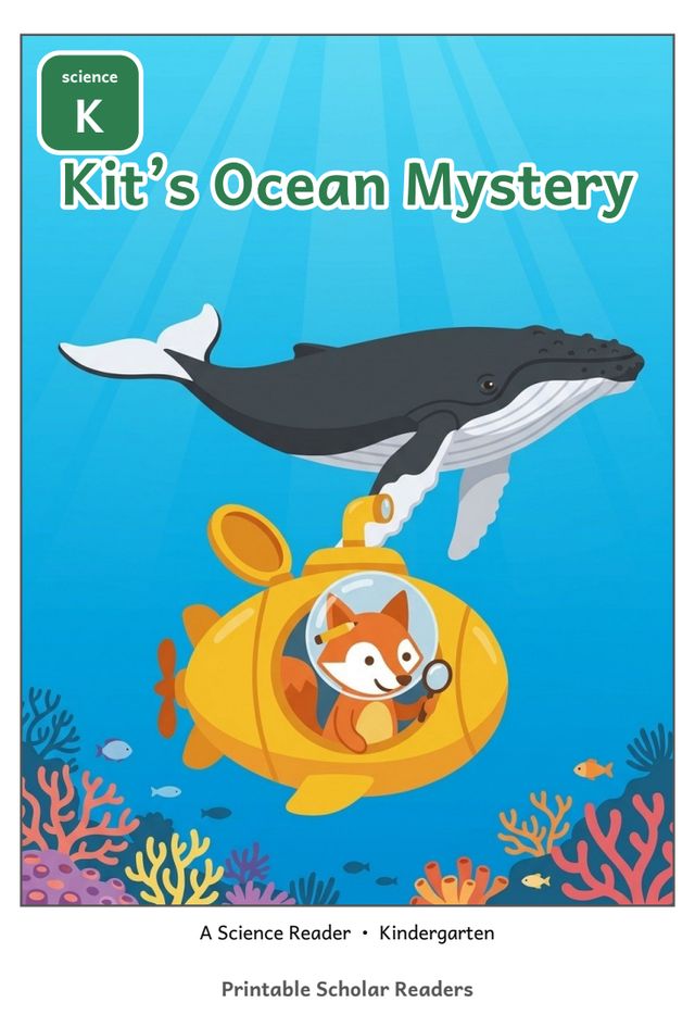 Kit's Ocean Mystery reader cover