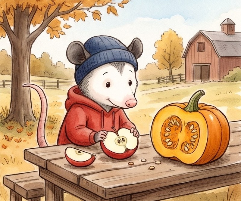 Apples and Pumpkins, page 6: Now it is fall!