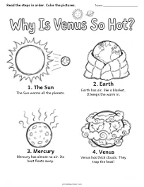 Why Is Venus So Hot? worksheet