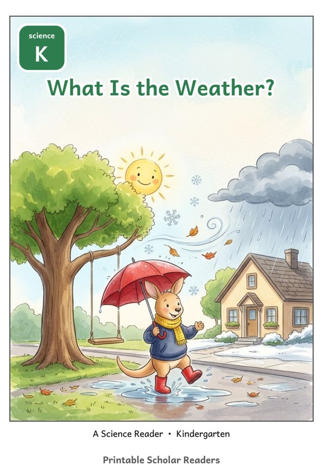 What Is the Weather? reader cover