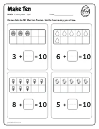 Make Ten worksheet
