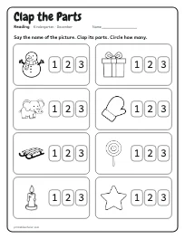 Clap the Parts worksheet