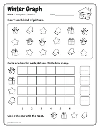Winter Graph worksheet
