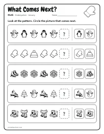What Comes Next? worksheet