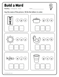 Build a Word worksheet