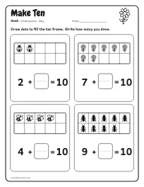 Make Ten worksheet