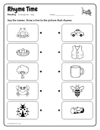 Rhyme Time worksheet