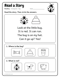 Read a Story worksheet