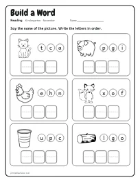 Build a Word worksheet