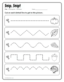 Snip, Snip! worksheet