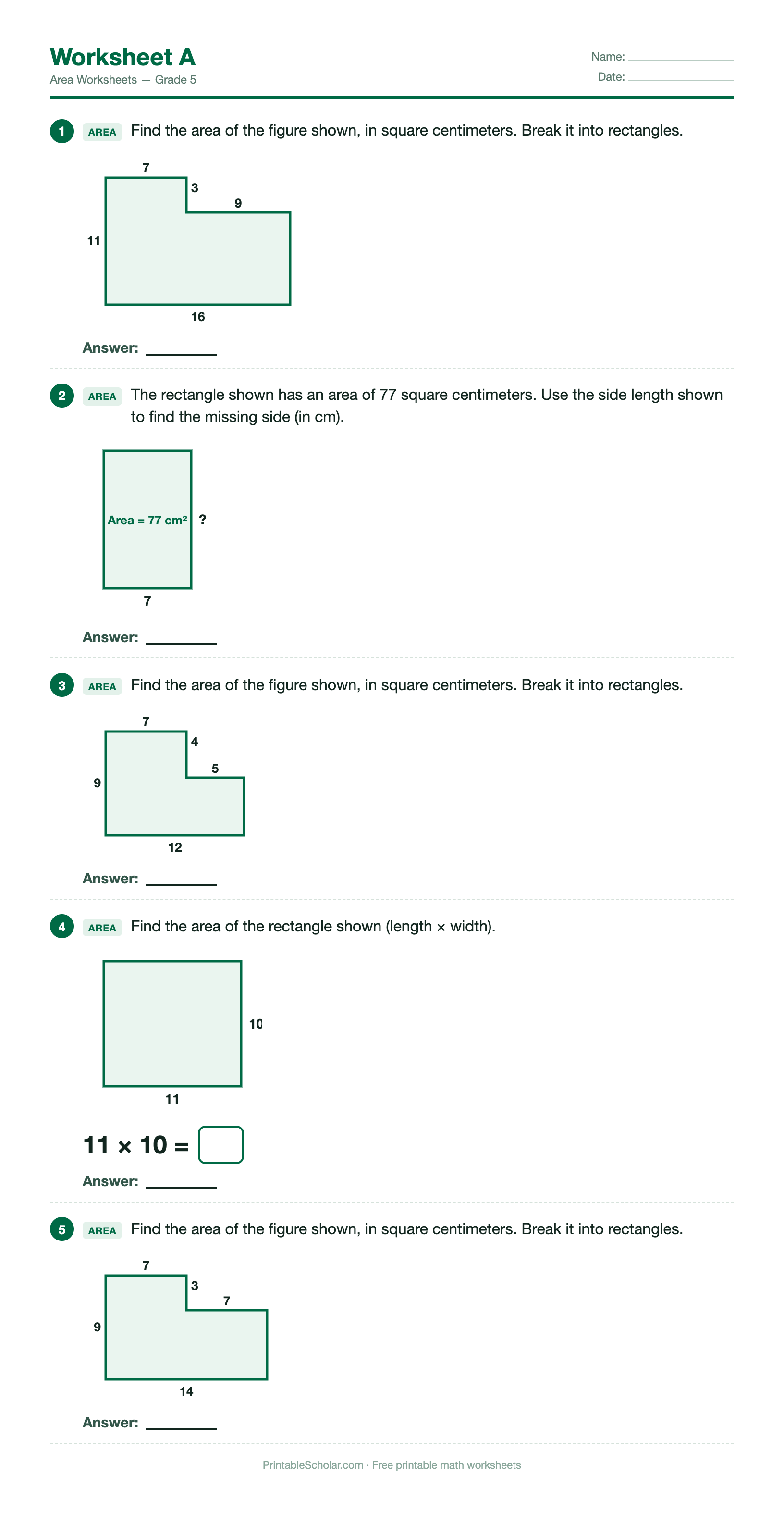 Worksheet A worksheet preview