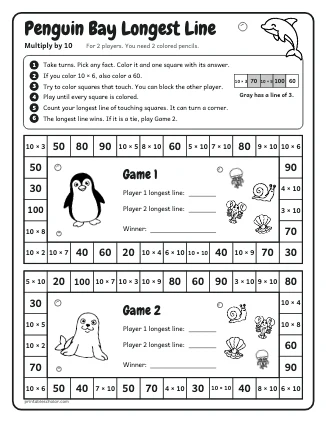 Penguin Bay Longest Line: Multiply by 10 preview