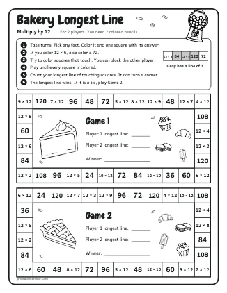 Bakery Longest Line: Multiply by 12 preview