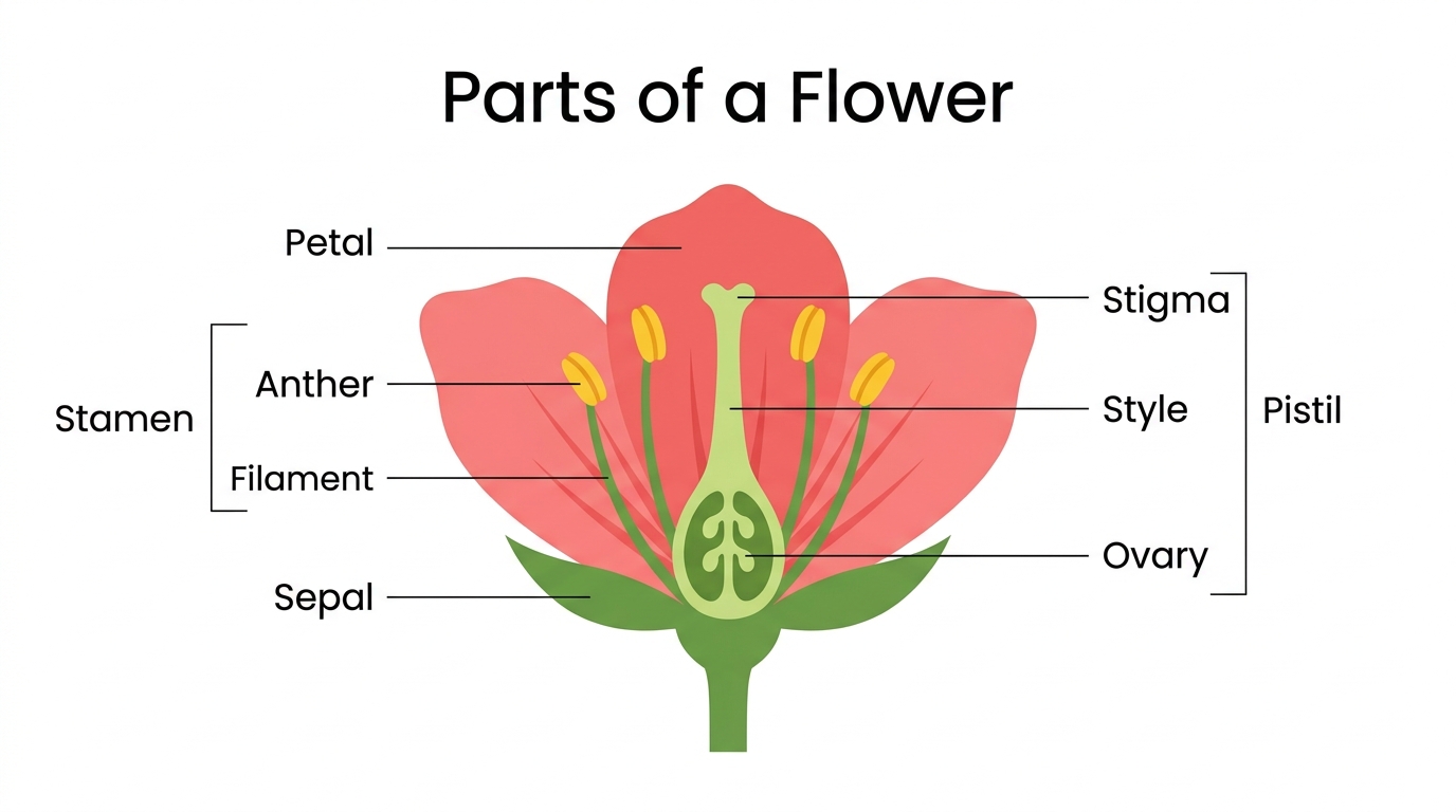Parts of a Flower